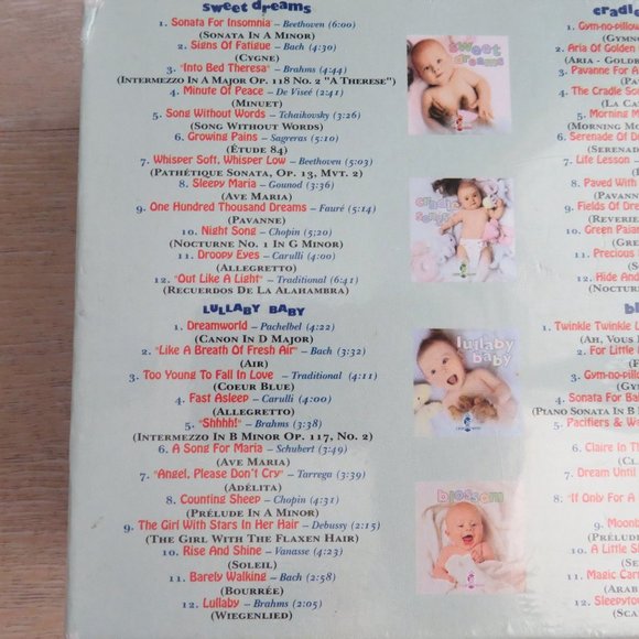 48 Bedtime Songs for Baby 4 CD SET Deadstock Vintage Y2K - Picture 6 of 10
